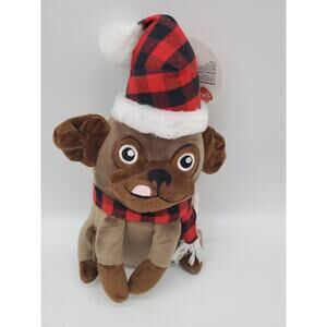 Dog Toy - Dog in Santa Hat